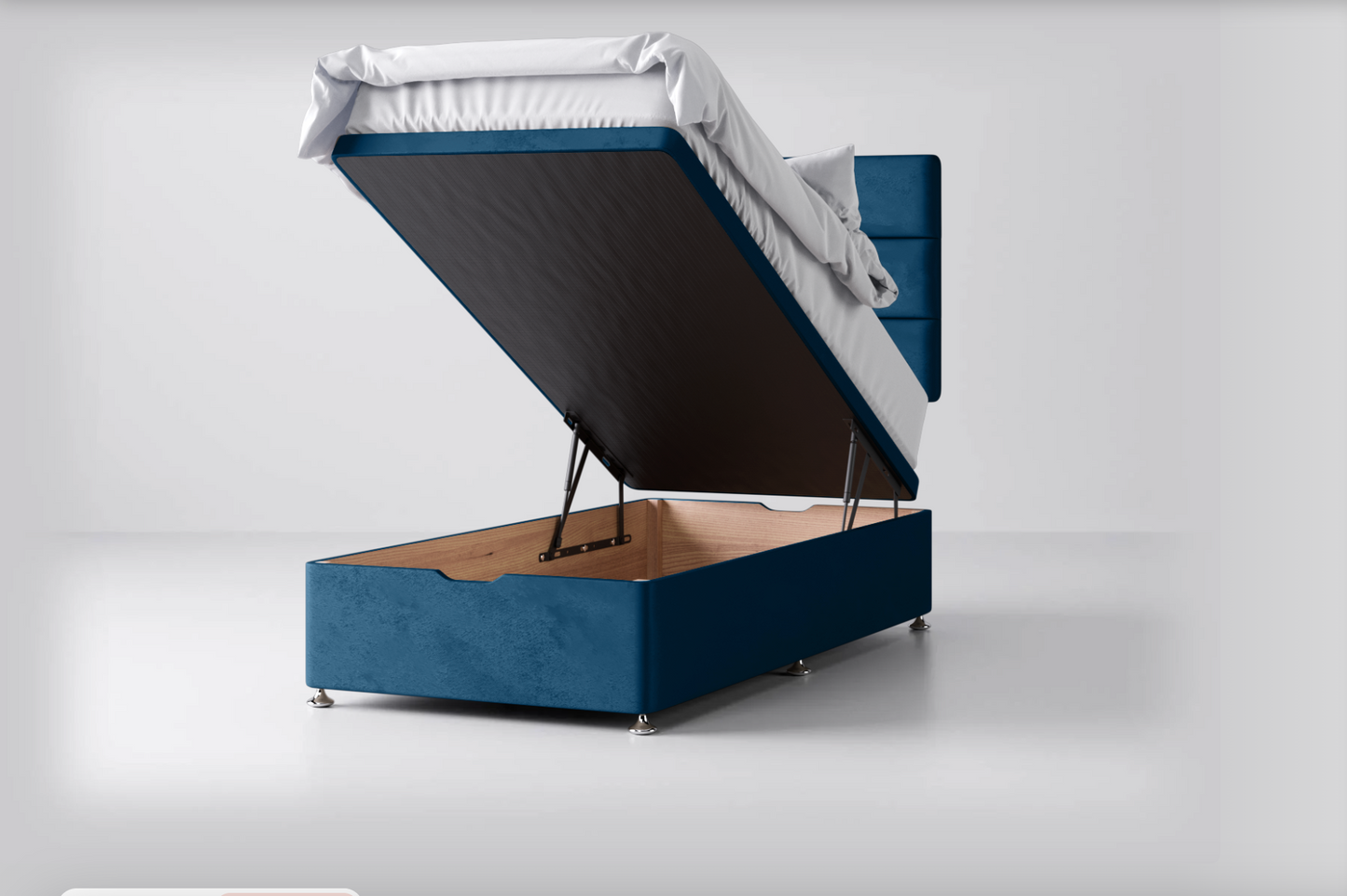 Ottoman Storage Lift-Up Base with Banbury Headboard Package