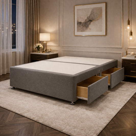 2026 Divan Solid Platform Base with optional storage drawers