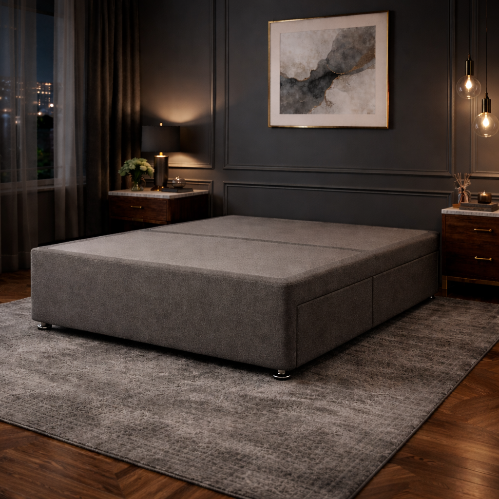 2026 Divan Solid Platform Base with optional storage drawers