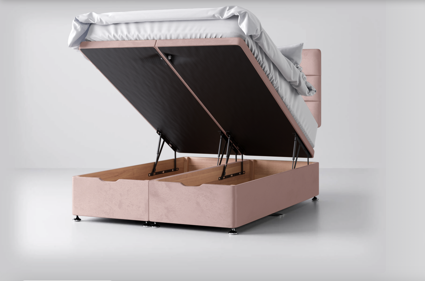 Ottoman Storage Lift-Up Base with Banbury Headboard Package
