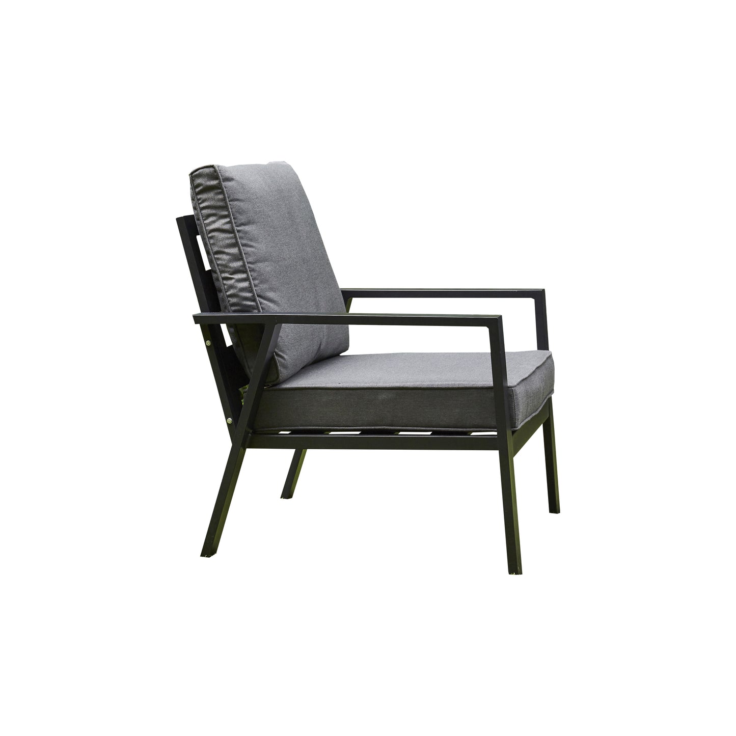 2026 Alicante Grey Aluminium Fire-Pit Sofa Dining Set