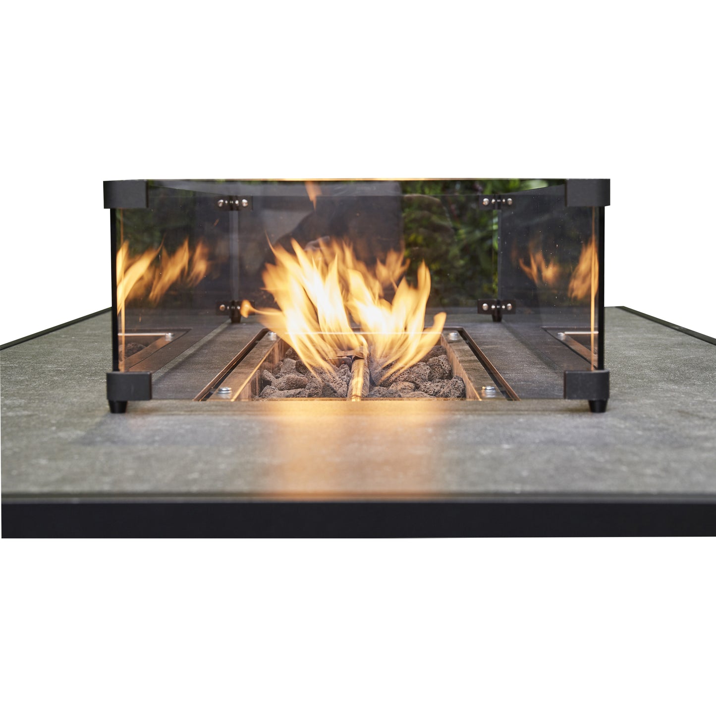 2026 Alicante Grey Aluminium Fire-Pit Sofa Dining Set