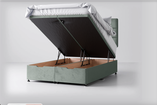 Ottoman Storage Lift-Up Base with Banbury Headboard Package