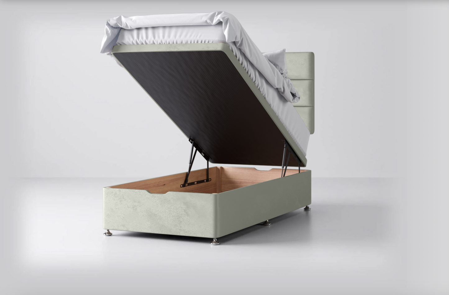 Ottoman Storage Lift-Up Base with Banbury Headboard Package