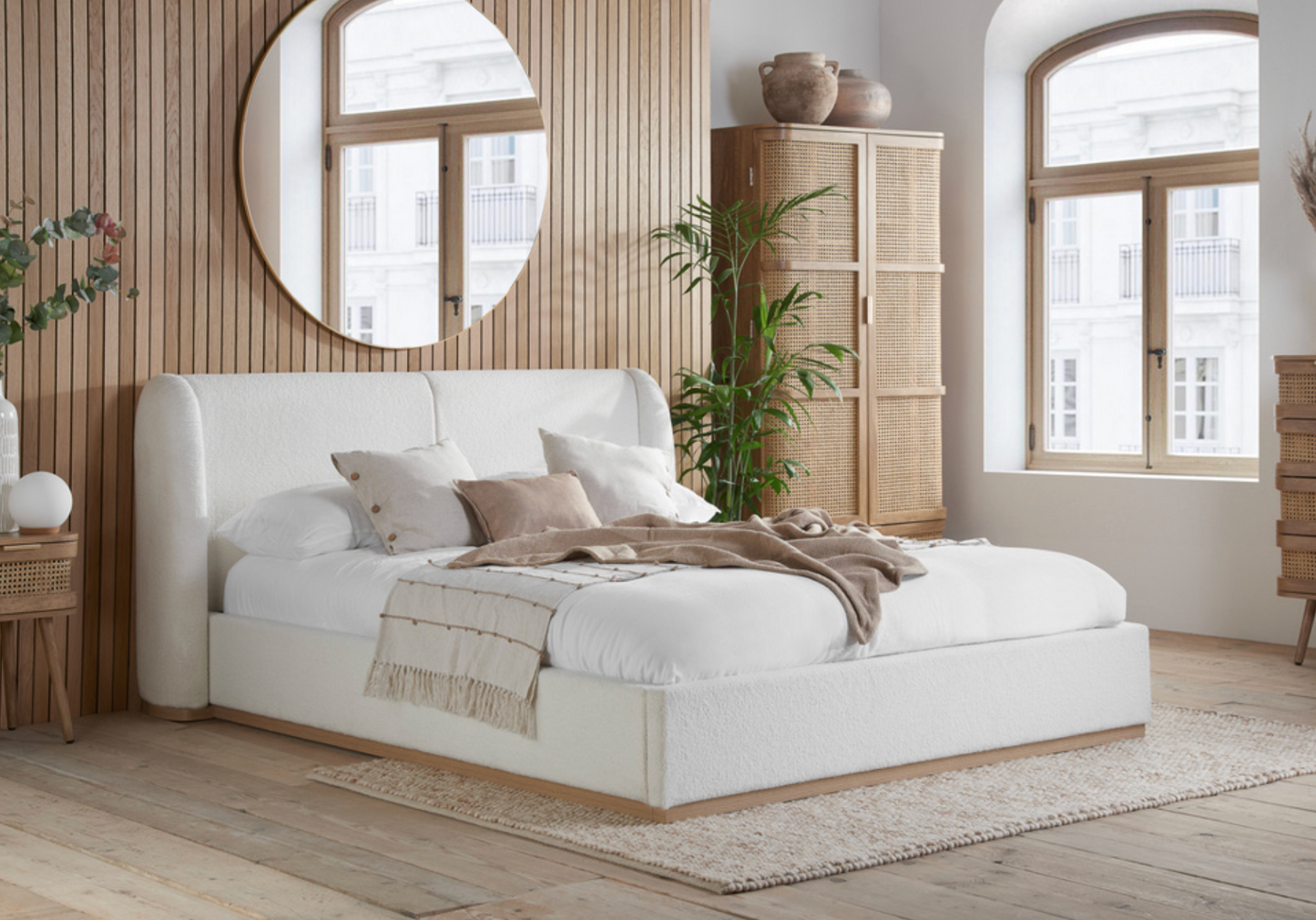 2026 Eden Boucle Luxury Bed Frame - UK Double & King