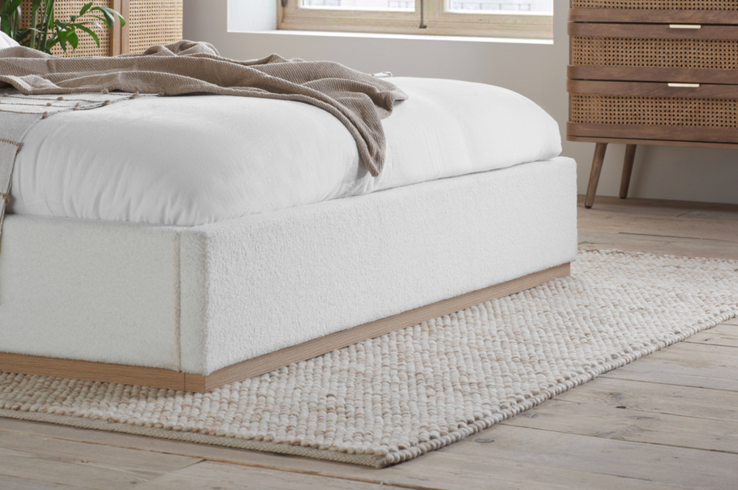 2026 Eden Boucle Luxury Bed Frame - UK Double & King