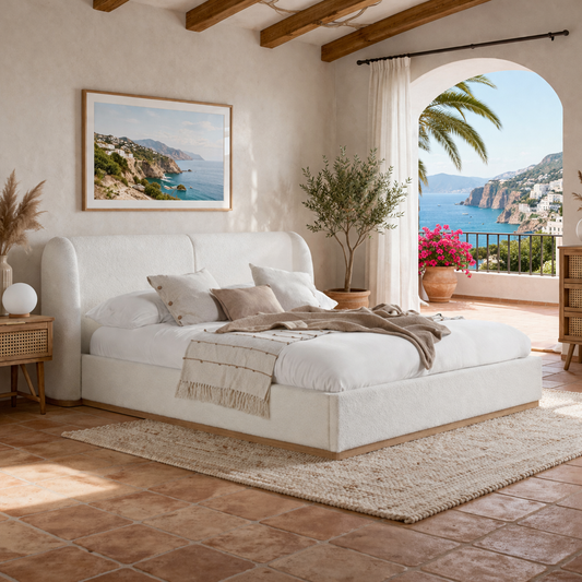 2026 Eden Boucle Luxury Bed Frame - UK Double & King